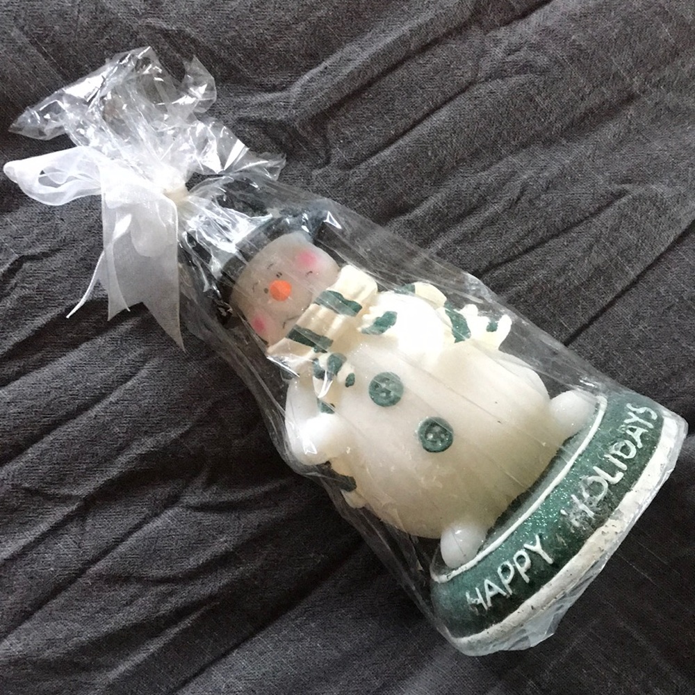 Snowman Happy Holidays candle (2006)